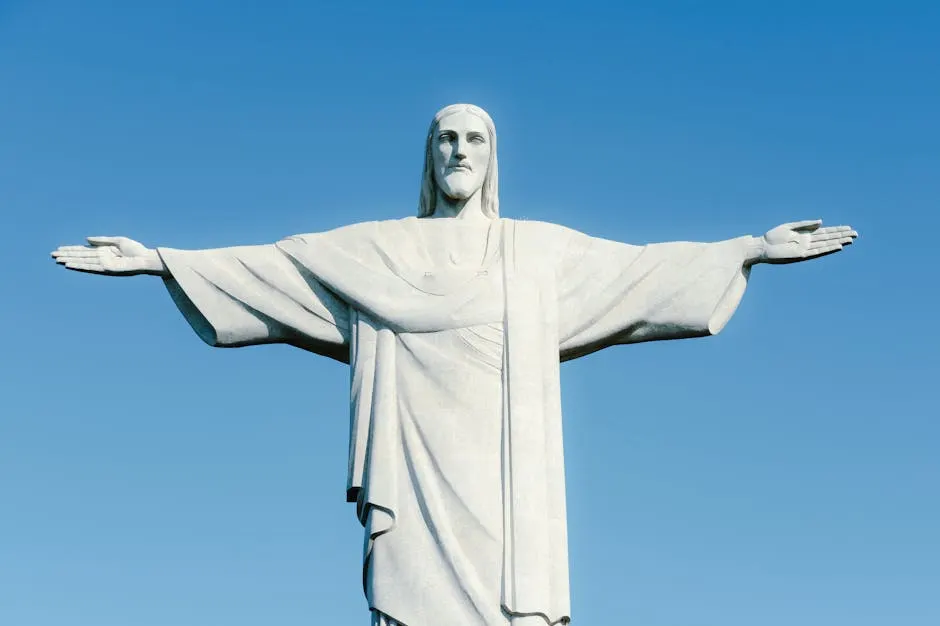 Vista panoramica di Rio de Janeiro con il Cristo Redentore
